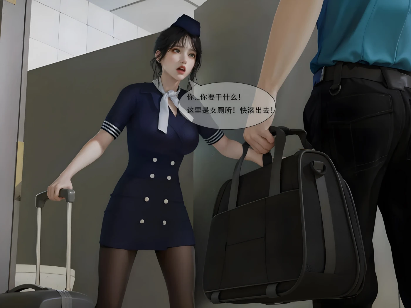 图片[3]-[3D全彩]M1903 消失的空姐+监禁学姐 [新作/125M]-资源巴士