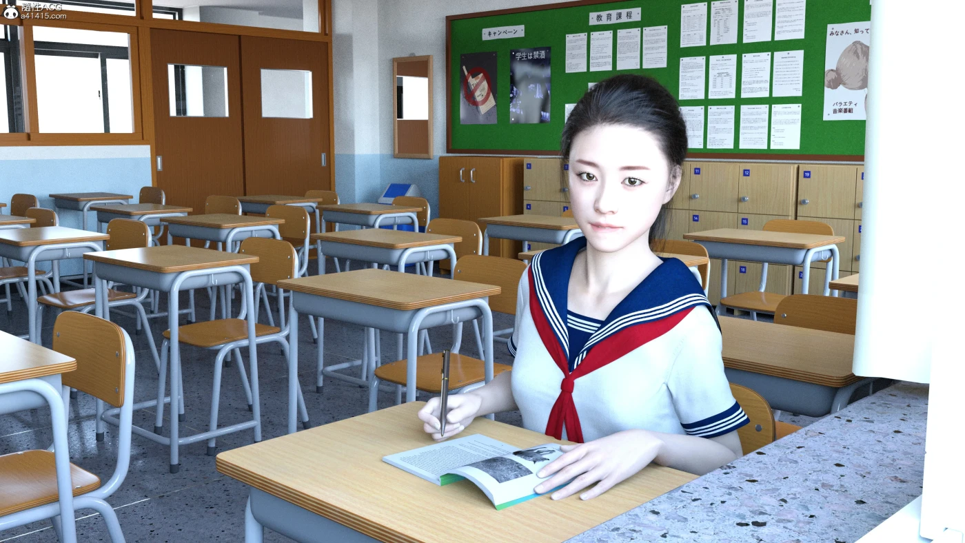 [3D全彩]M2166 前桌的你01-02 [新作/262.9M]-资源巴士